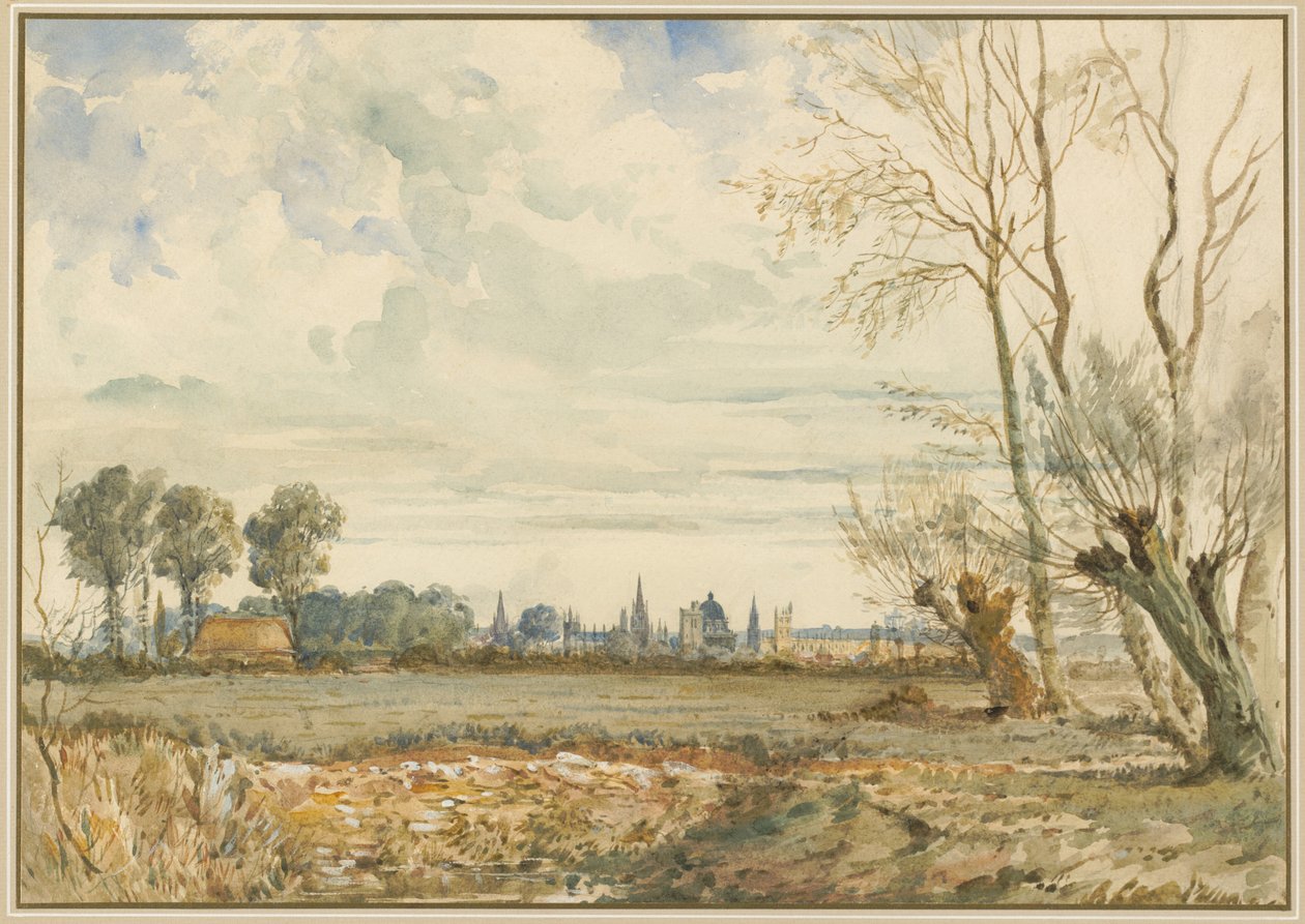 Prati con una vista lontana di Oxford da Thomas Shotter Boys