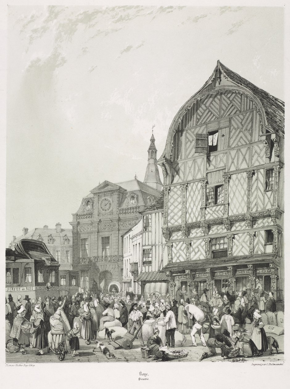 Viaggi pittoreschi e romantici nella vecchia Francia, Picardie Vol. 2, 1840 da Thomas Shotter Boys