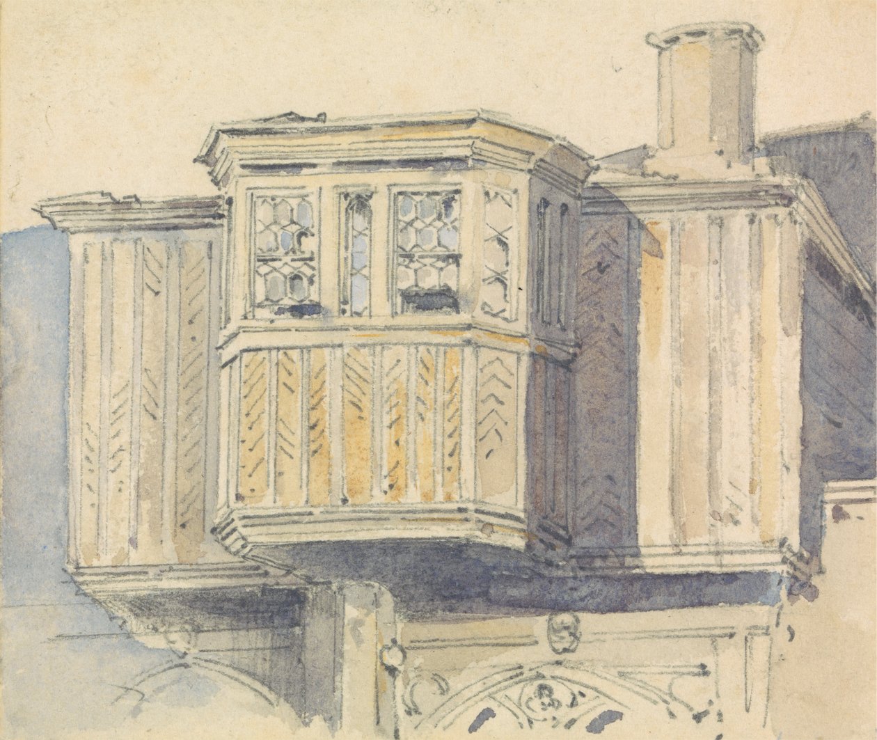 Stanza della regina Anna Bolena, Castello di Windsor da Thomas Shotter Boys