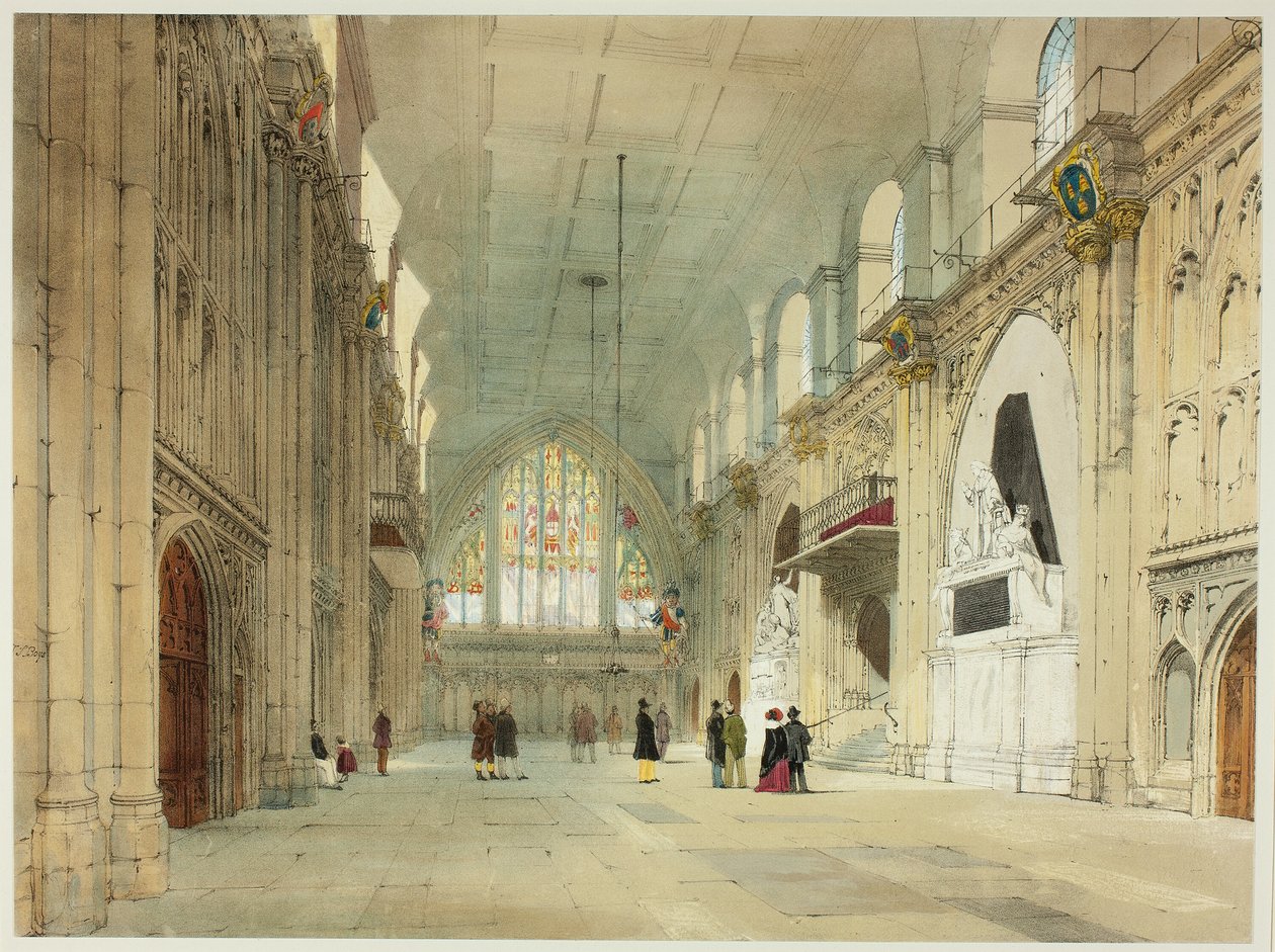 La Guildhall, tavola 25 da Vedute Originali di Londra com