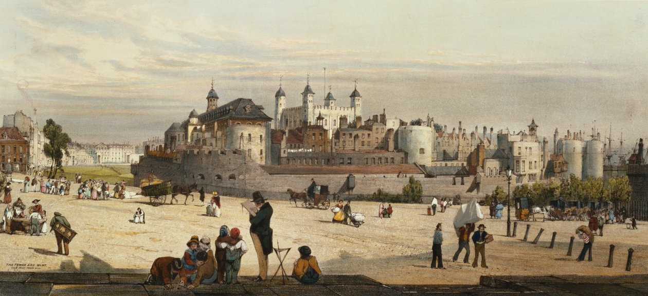 La Torre e la Zecca, da Great Tower Hill, da 