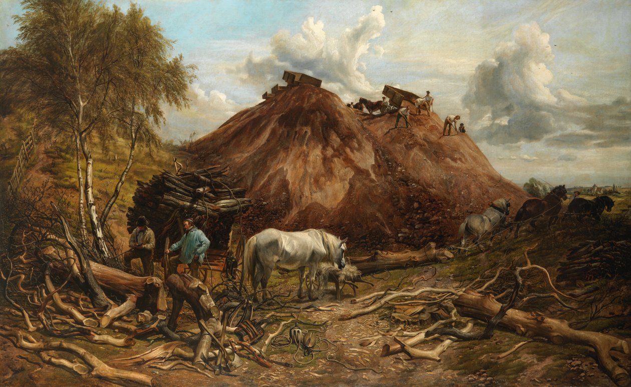 Sgombero del Bosco per la Via del Ferro da Thomas Sidney Cooper