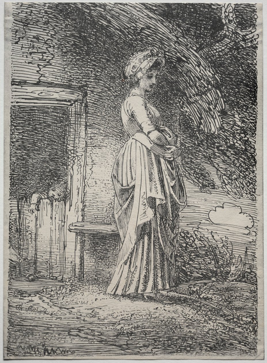 Specimens of Polyautography: La mela perduta, 1803 da Thomas Stothard