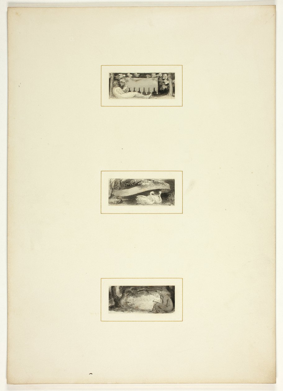 Studio per un piatto da Telemaco da Thomas Stothard