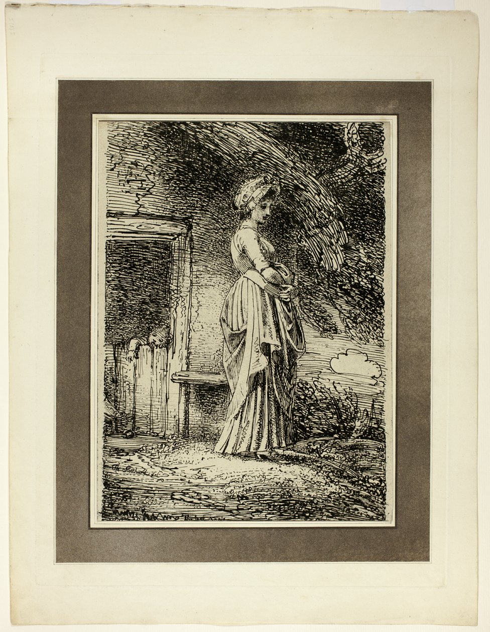 La mela perduta, dal primo numero di Specimens of Polyautography da Thomas Stothard