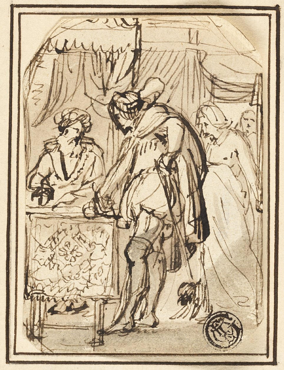 Giovane al tavolo dello scriba da Thomas Stothard