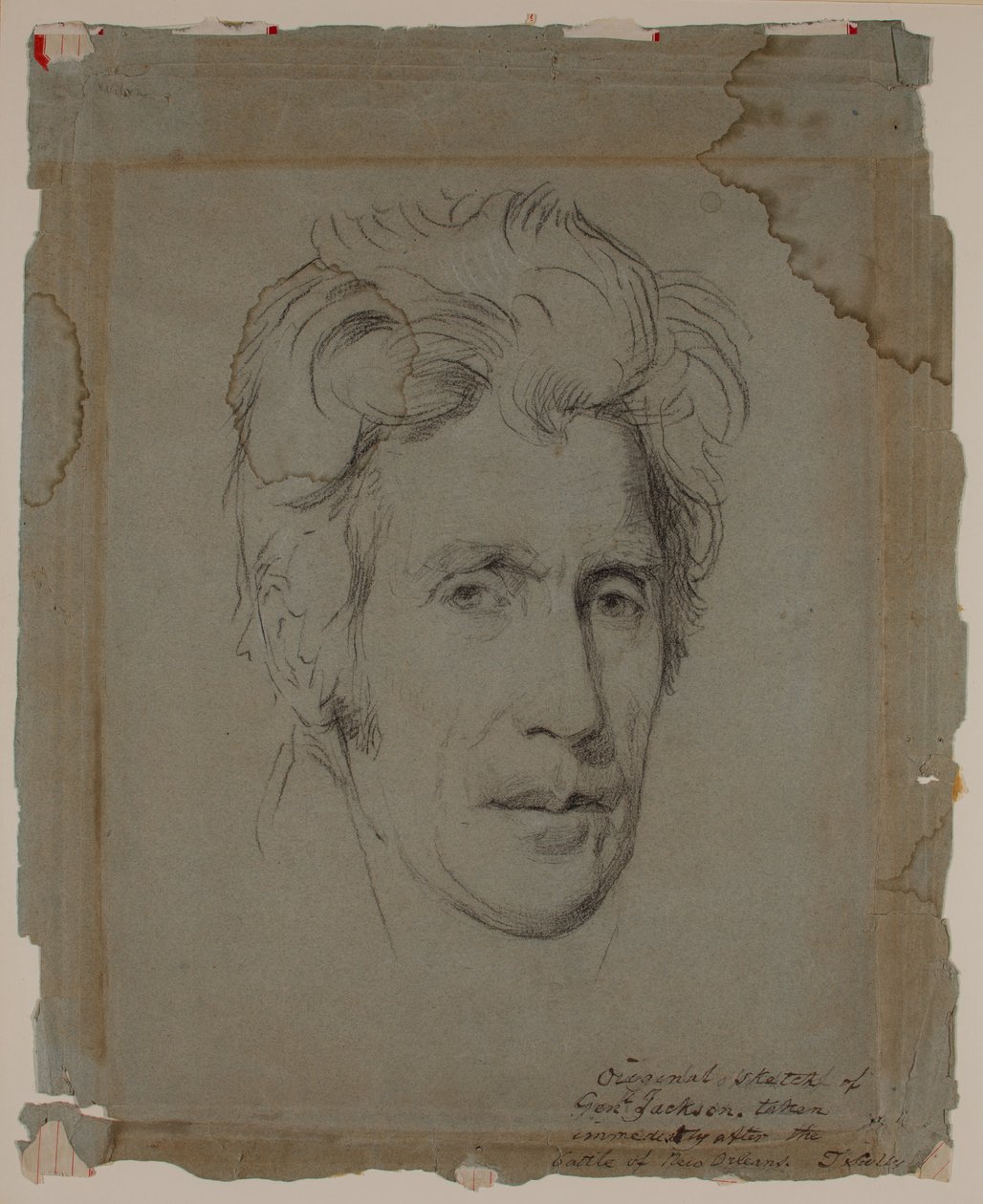 Andrew Jackson, dopo la battaglia di New Orleans, c.1815 da Thomas Sully