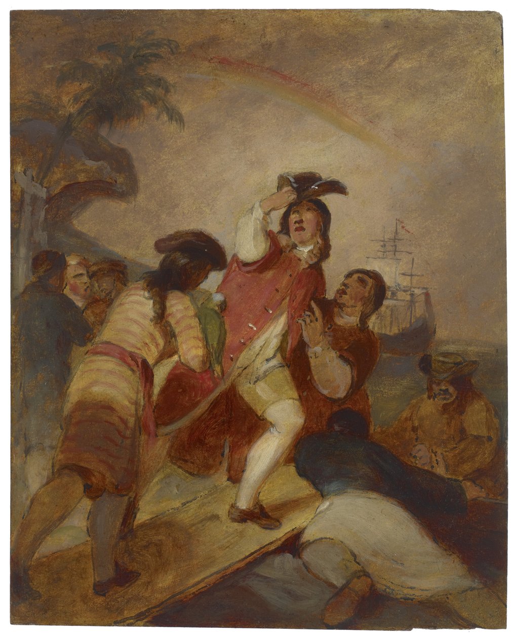 Robinson Crusoe e il suo uomo Venerdì lasciano l