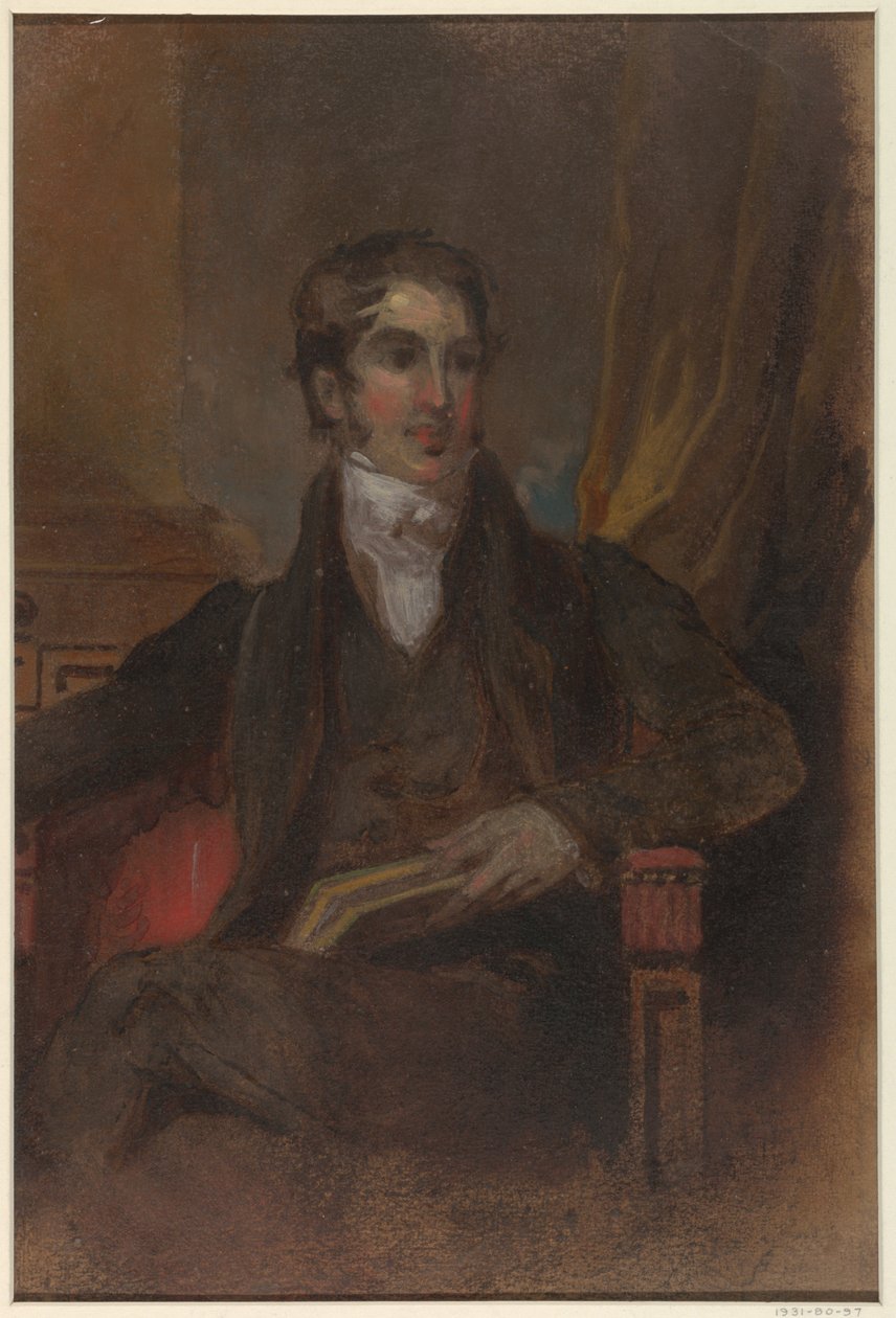 Studio per "Ritratto di James Cornell Biddle," Museum of Fine Arts, Houston, TX da Thomas Sully