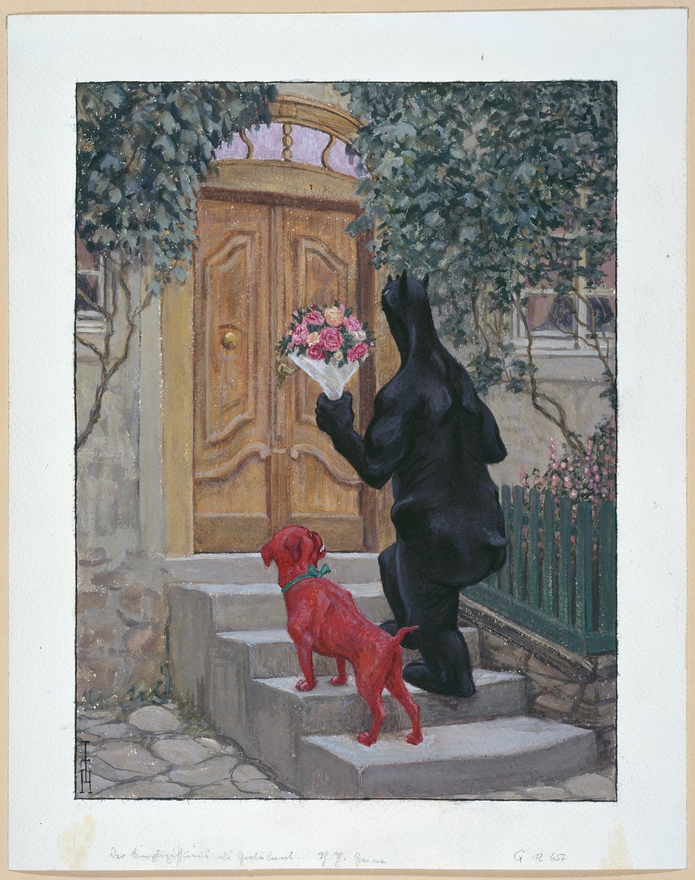 Il Simplicissimus come festaiolo da Thomas Theodor Heine