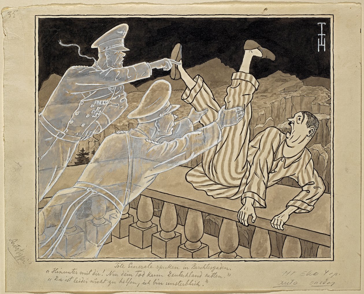 Generali morti infestano Berchtesgaden da Thomas Theodor Heine