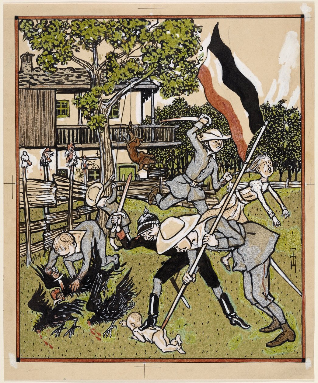 Come cantavano gli antichi; Simplicissimus V/22 da Thomas Theodor Heine