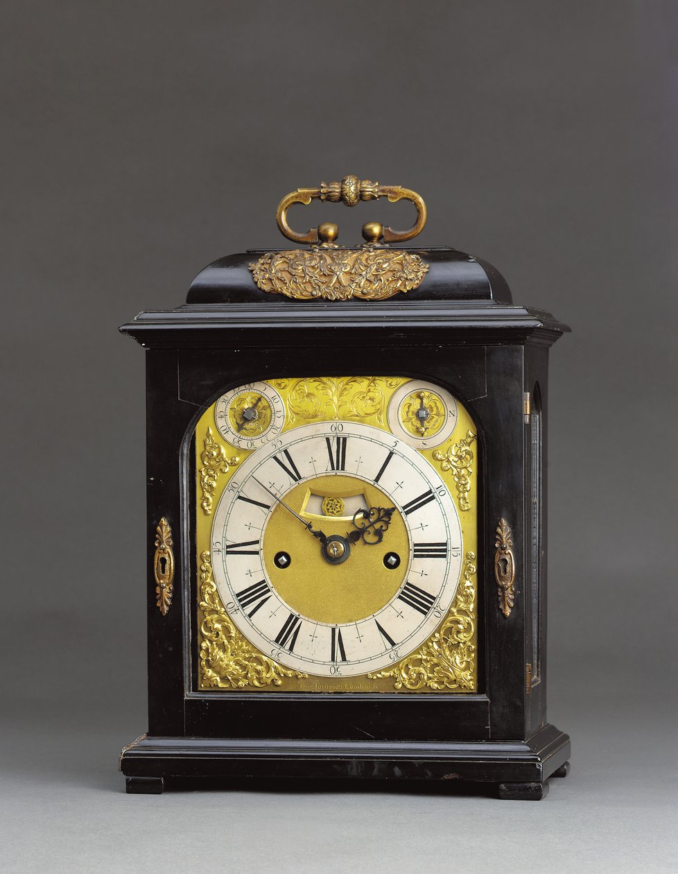 Orologio a staffa montato di Giacomo II con ripetizione dei quarti, no. 166, c.1690-95 da Thomas Tompion