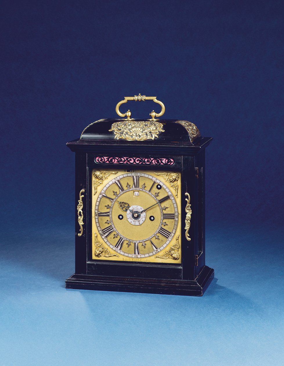 Orologio a staffa con ripetizione dei quarti montato da Anna di Gran Bretagna, n. 376, c.1705 da Thomas Tompion