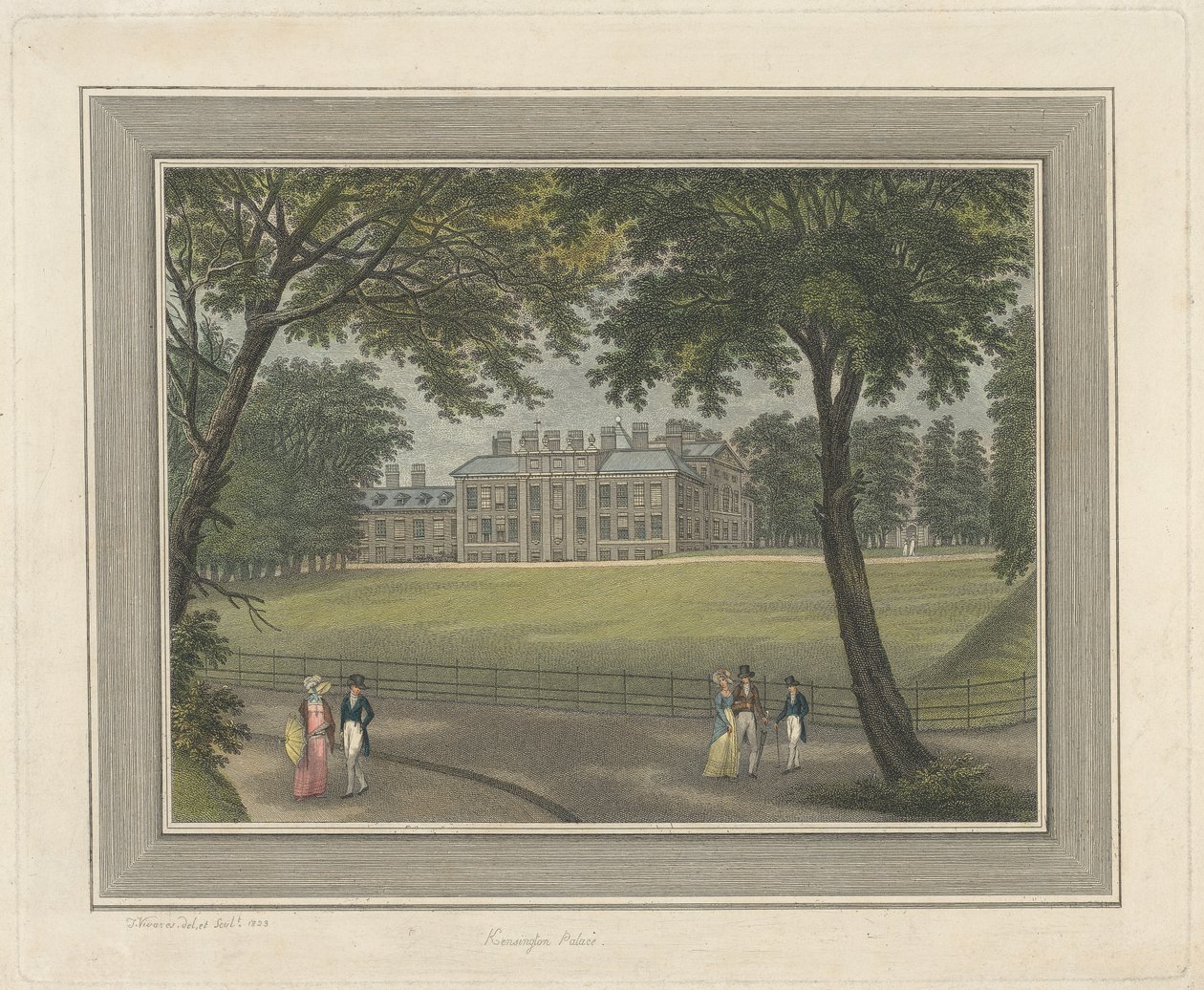 Palazzo di Kensington da Thomas Vivares