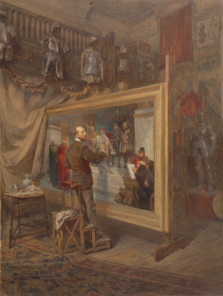 Il pittore di storia, un autoritratto da Thomas Walter Wilson