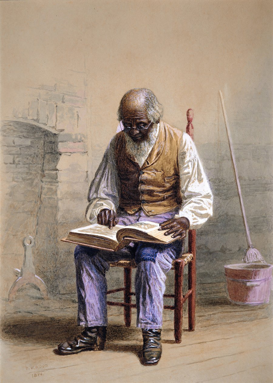 Lettura delle Scritture, 1874 da Thomas Waterman Wood