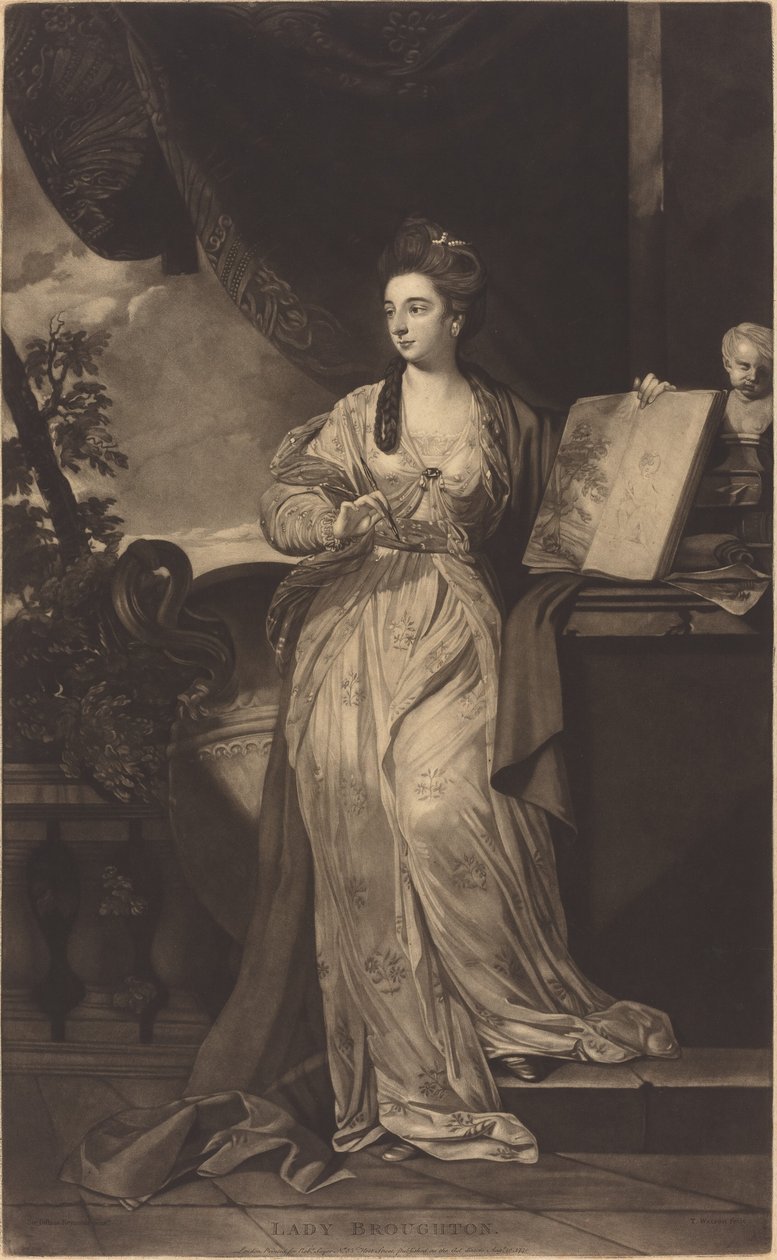 Lady Broughton da Thomas Watson after Sir Joshua Reynolds