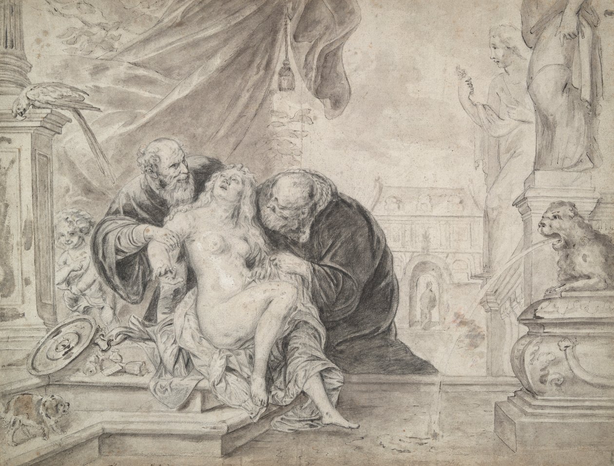 Susanna e i vecchioni da Thomas Willeboirts