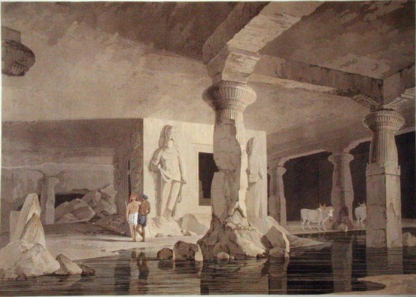 Parte del Tempio di Elephanta, tavola VIII da 