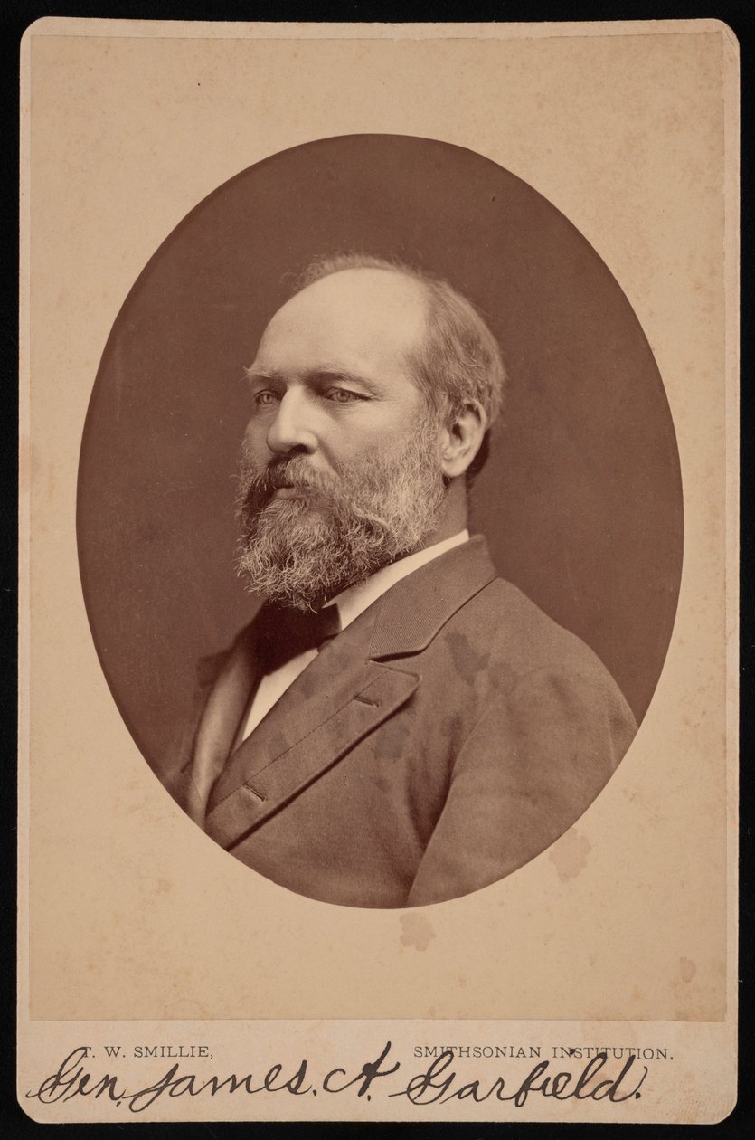 Ritratto di James Abram Garfield da Thomas William Smillie