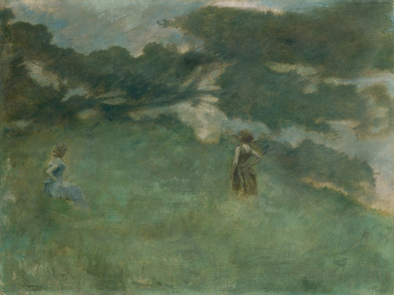 Il Tordo Eremita da Thomas Wilmer Dewing