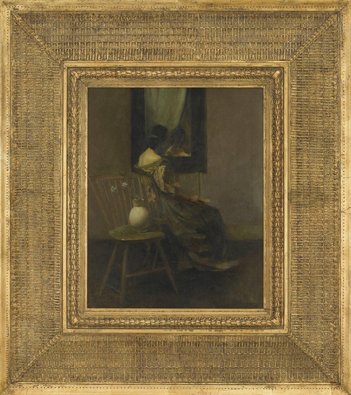 Lo specchio, 1907 da Thomas Wilmer Dewing