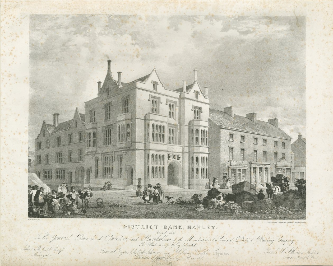 Hanley - District Bank da Thomas Witlam Atkinson