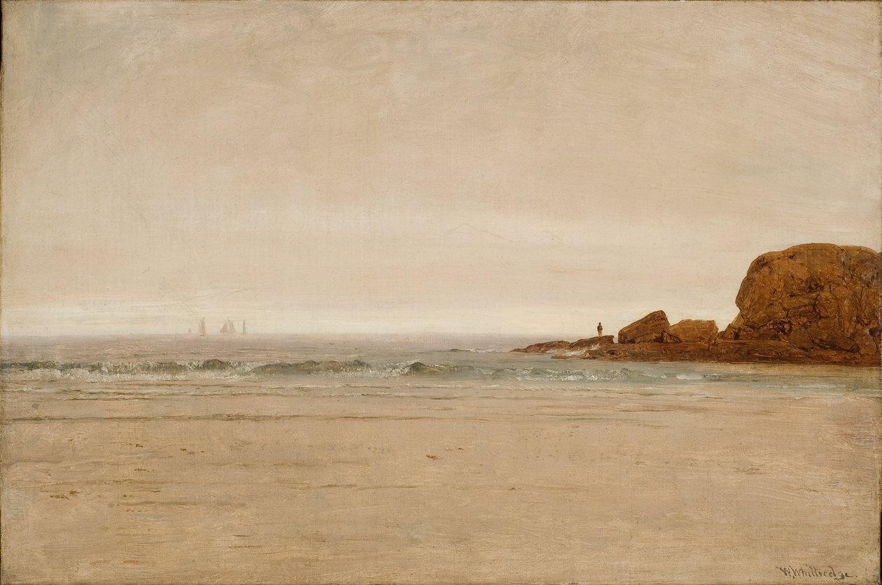 Spiaggia e rocce 1870 da Thomas Worthington Whittredge