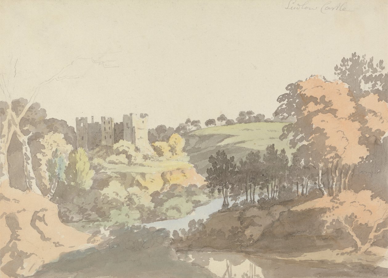 Castello di Ludlow da Thomas Wright