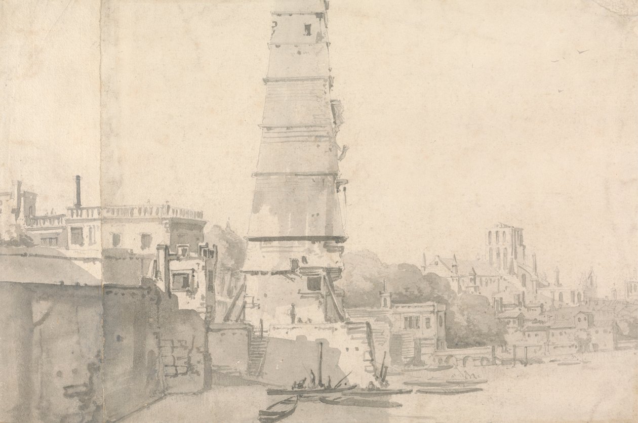 Veduta della Waterhouse e della vecchia St. Paul