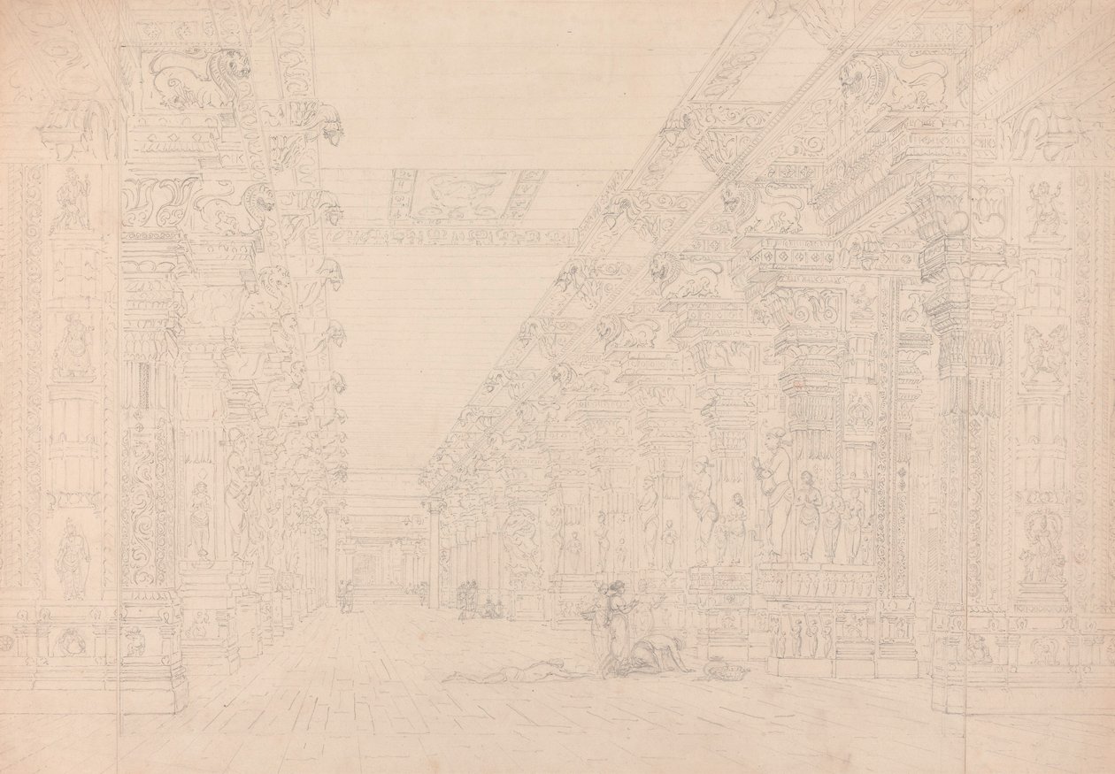 Tremal Naigs Choultry, Madura, luglio 1792 da Thomas und William Daniell