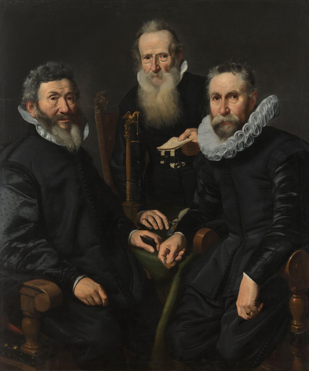 Ritratto di gruppo di un consiglio di amministrazione non identificato da Thomas de Keyser