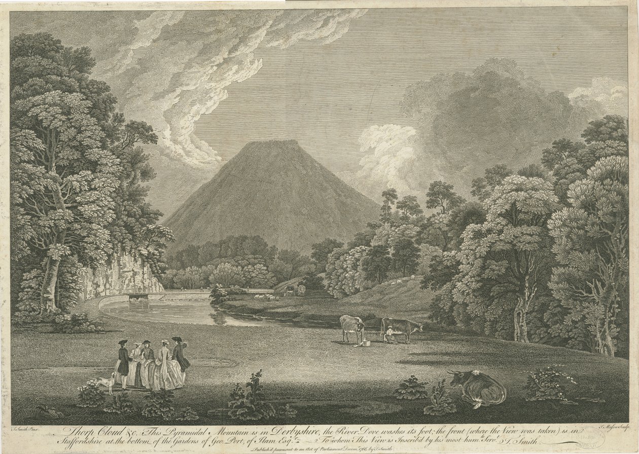 Dovedale - Thorpe Cloud da Thomas of Derby (after) Smith