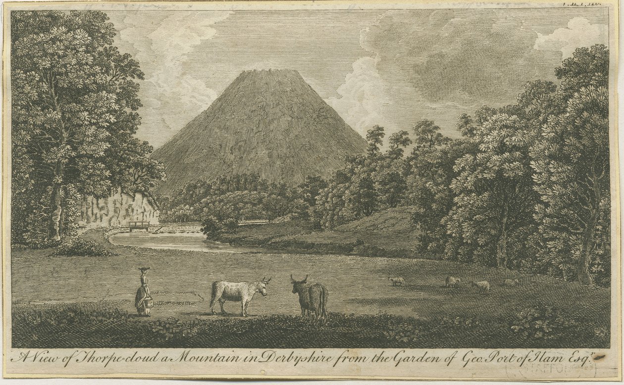 Dovedale - Thorpe Cloud da Thomas of Derby (after) Smith