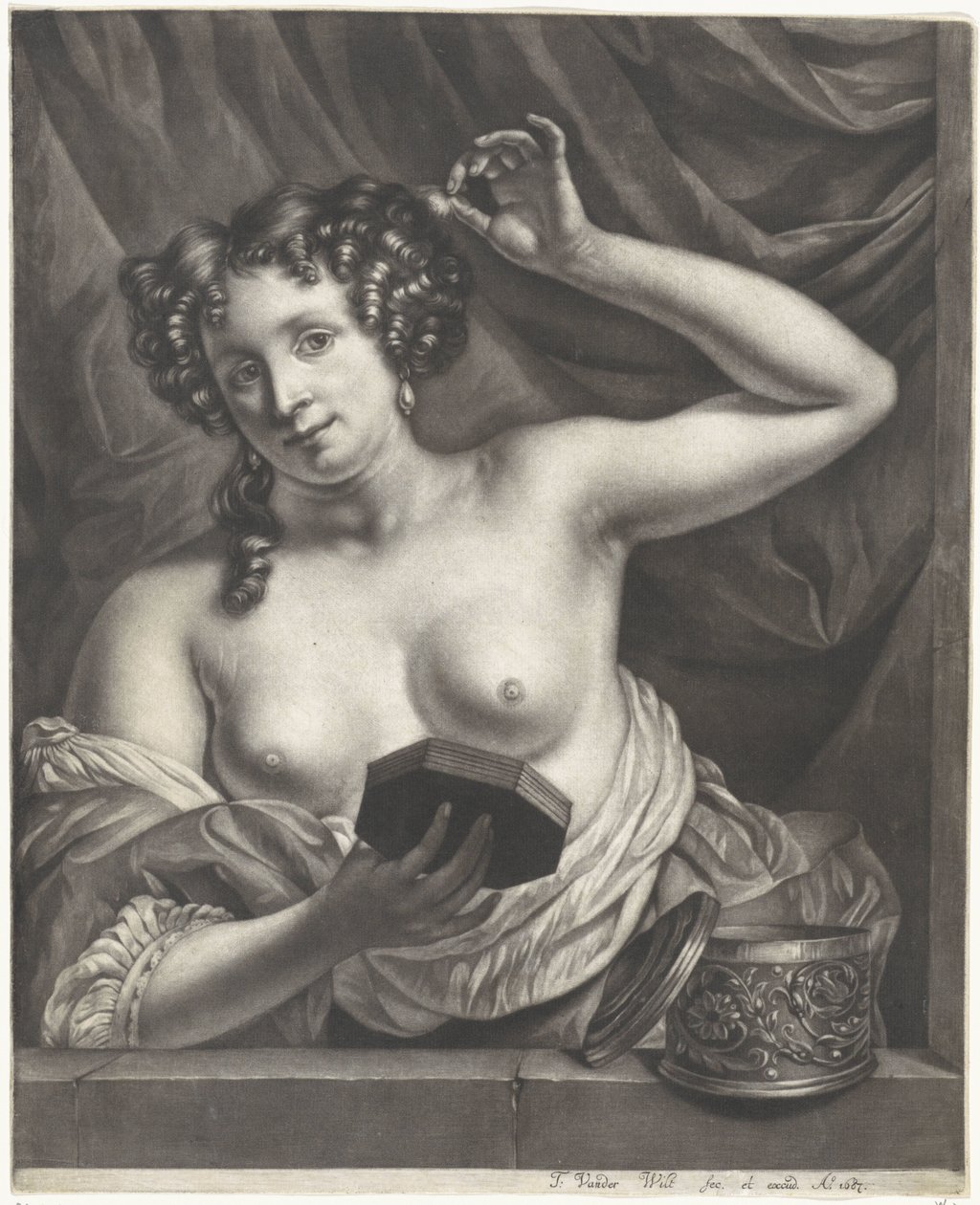 Donna alla finestra da Thomas van der Wilt