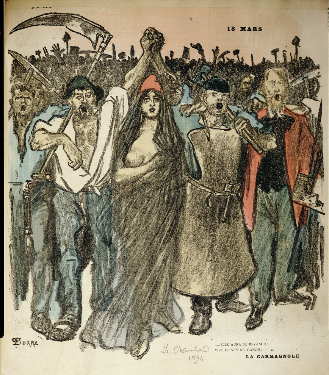 La Carmagnole, canzone patriottica della Rivoluzione Francese, da 