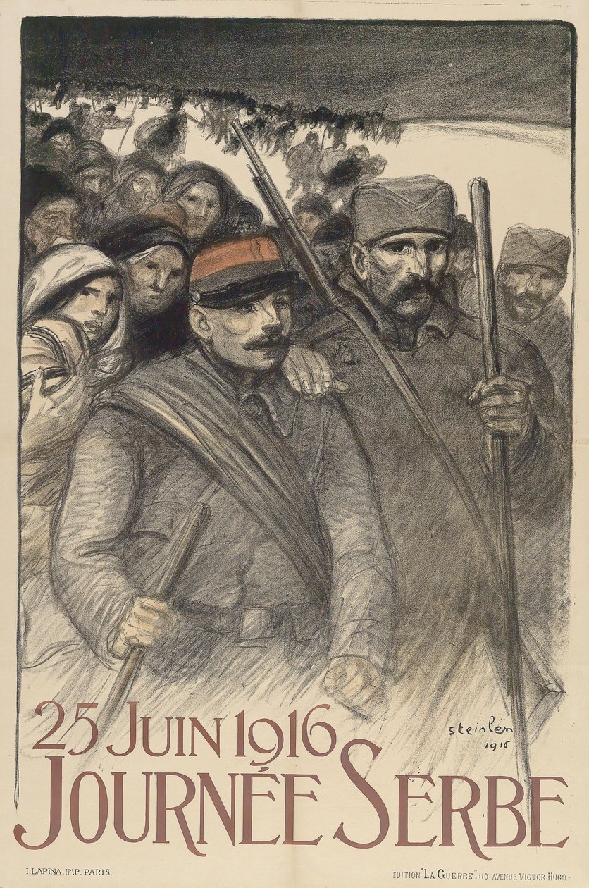 Giornata Serba da Théophile Alexandre Steinlen