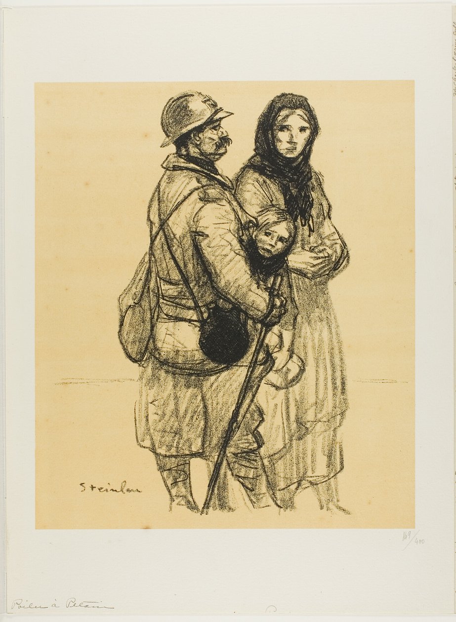 Un soldato per Pétain da Théophile Alexandre Pierre Steinlen