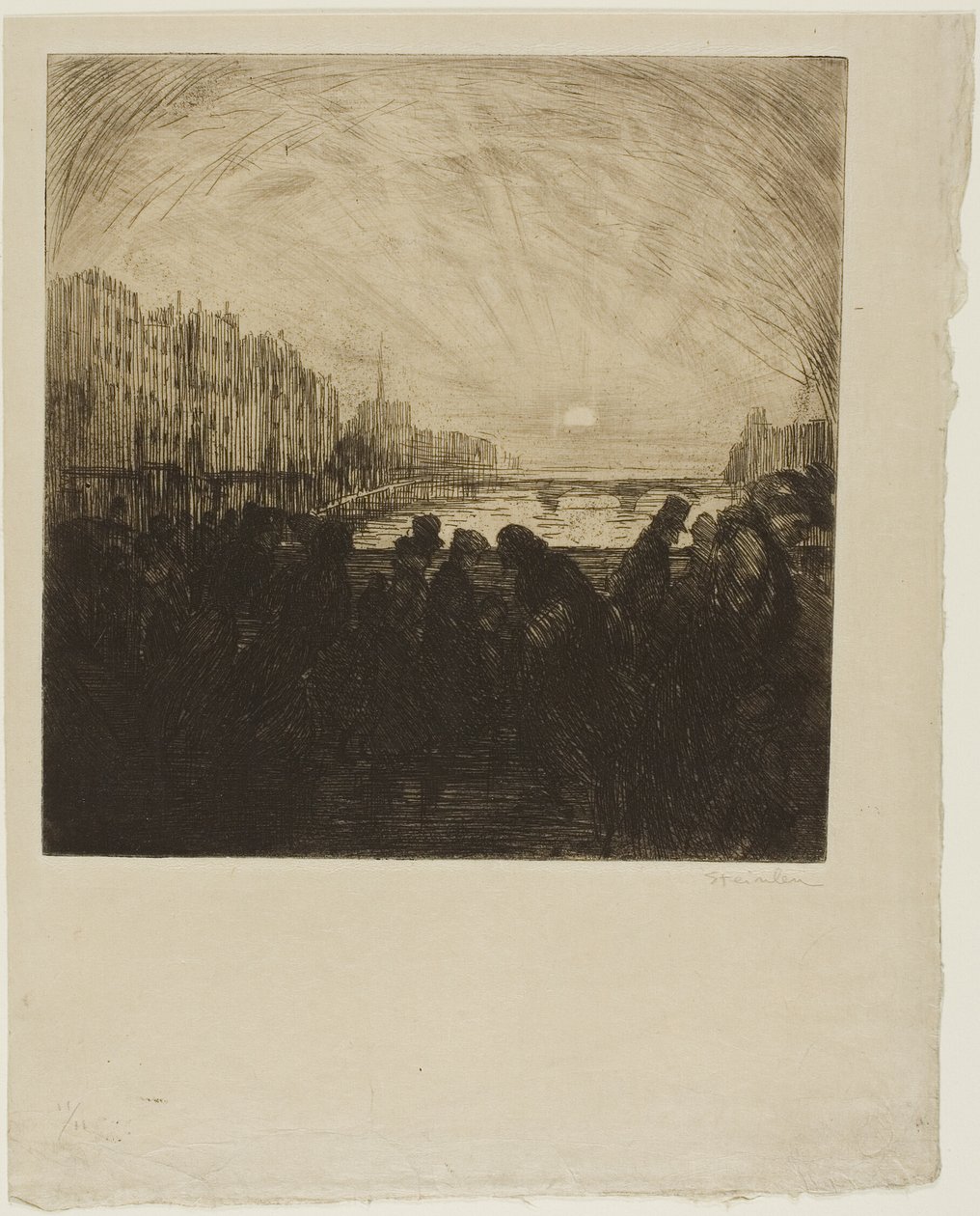 Effetto del sole al tramonto da Théophile Alexandre Pierre Steinlen
