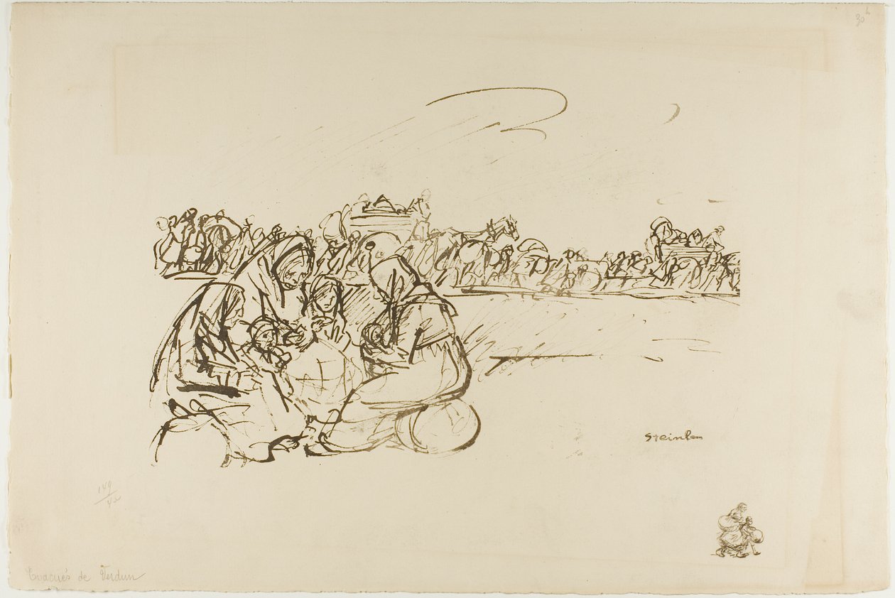 Evasi da Verdun, targa trenta da Actualités da Théophile Alexandre Pierre Steinlen