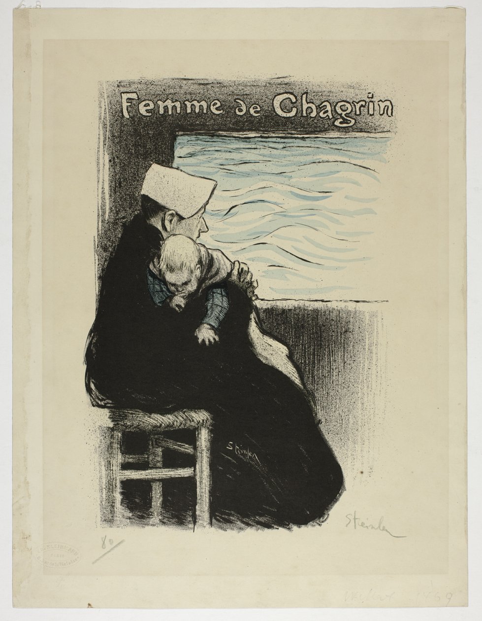 La donna del dolore da Théophile Alexandre Pierre Steinlen