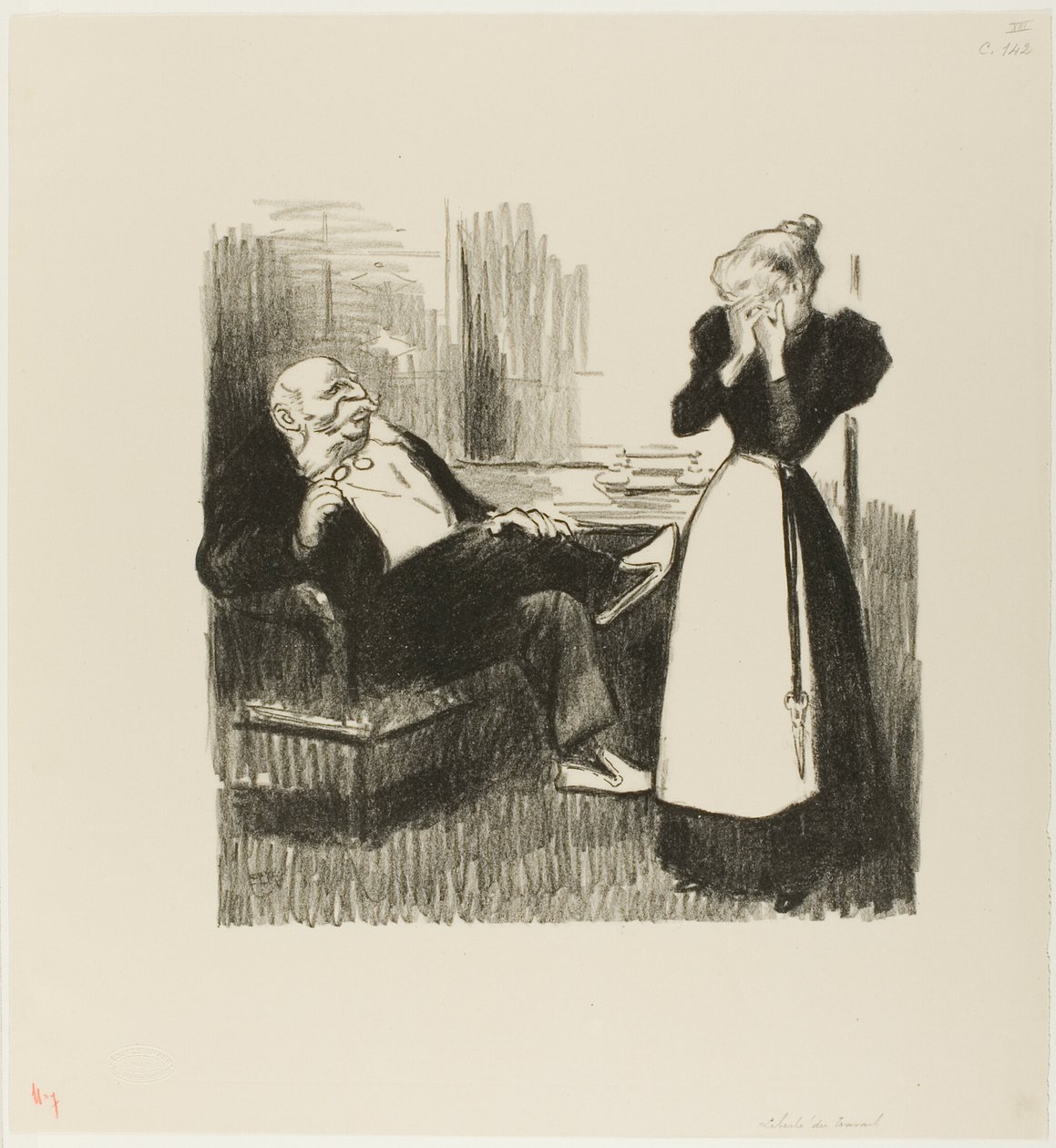 Libertà dal lavoro da Théophile Alexandre Pierre Steinlen
