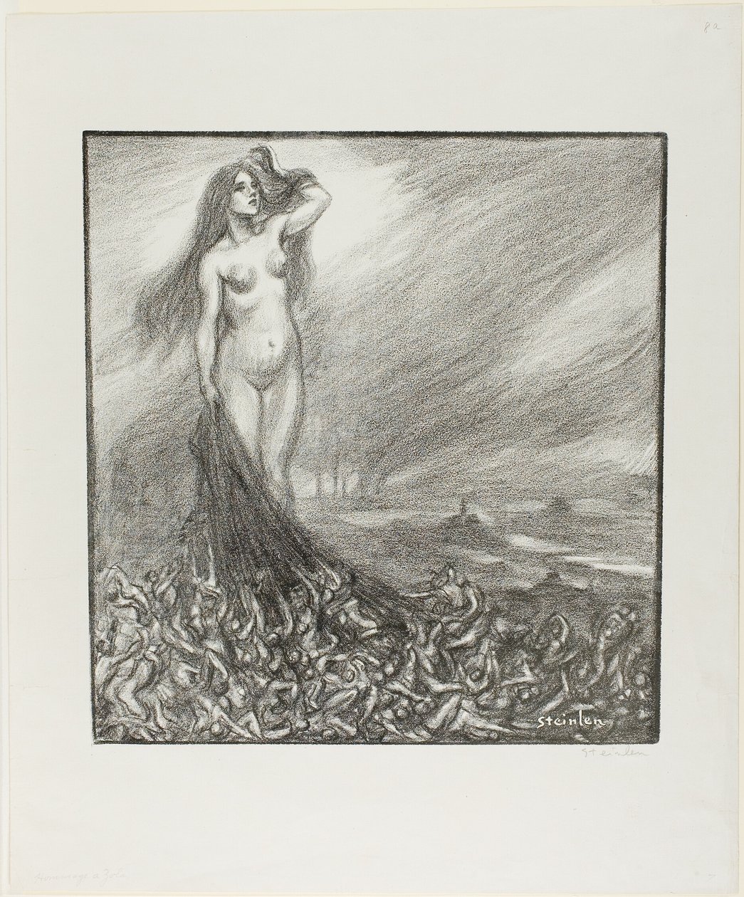 Omaggio a Zola da Théophile Alexandre Pierre Steinlen