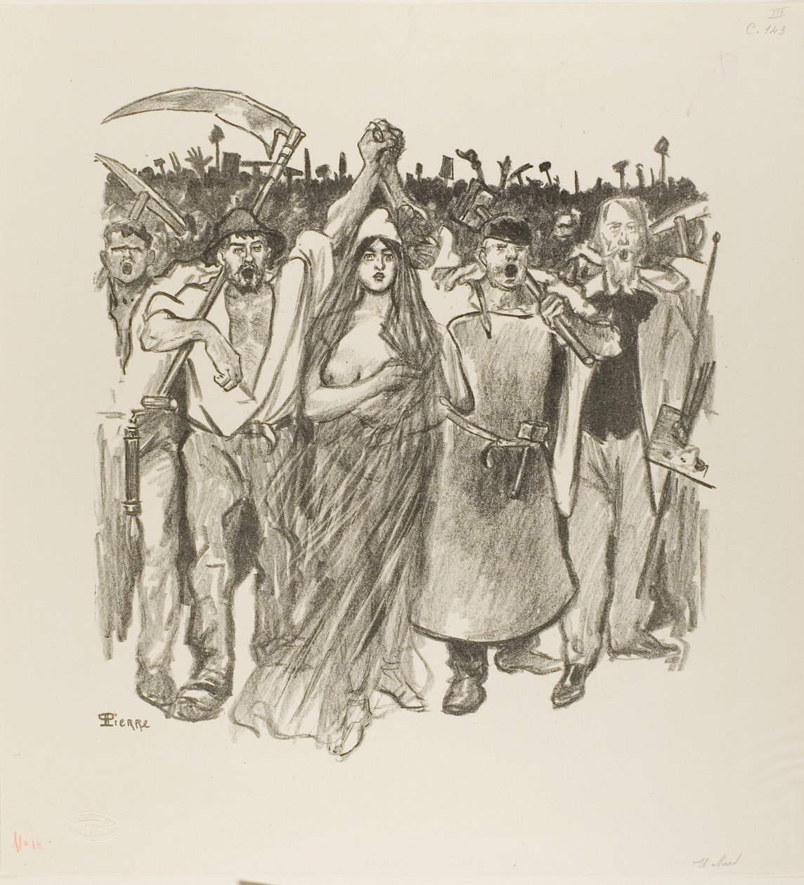18 marzo da Théophile Alexandre Pierre Steinlen