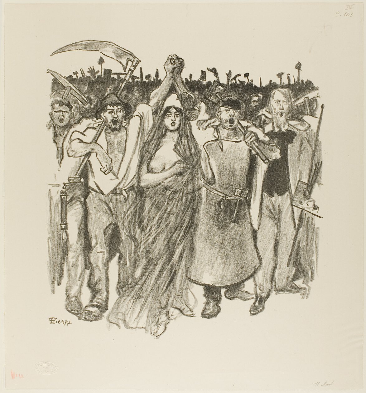 18 marzo da Théophile Alexandre Pierre Steinlen