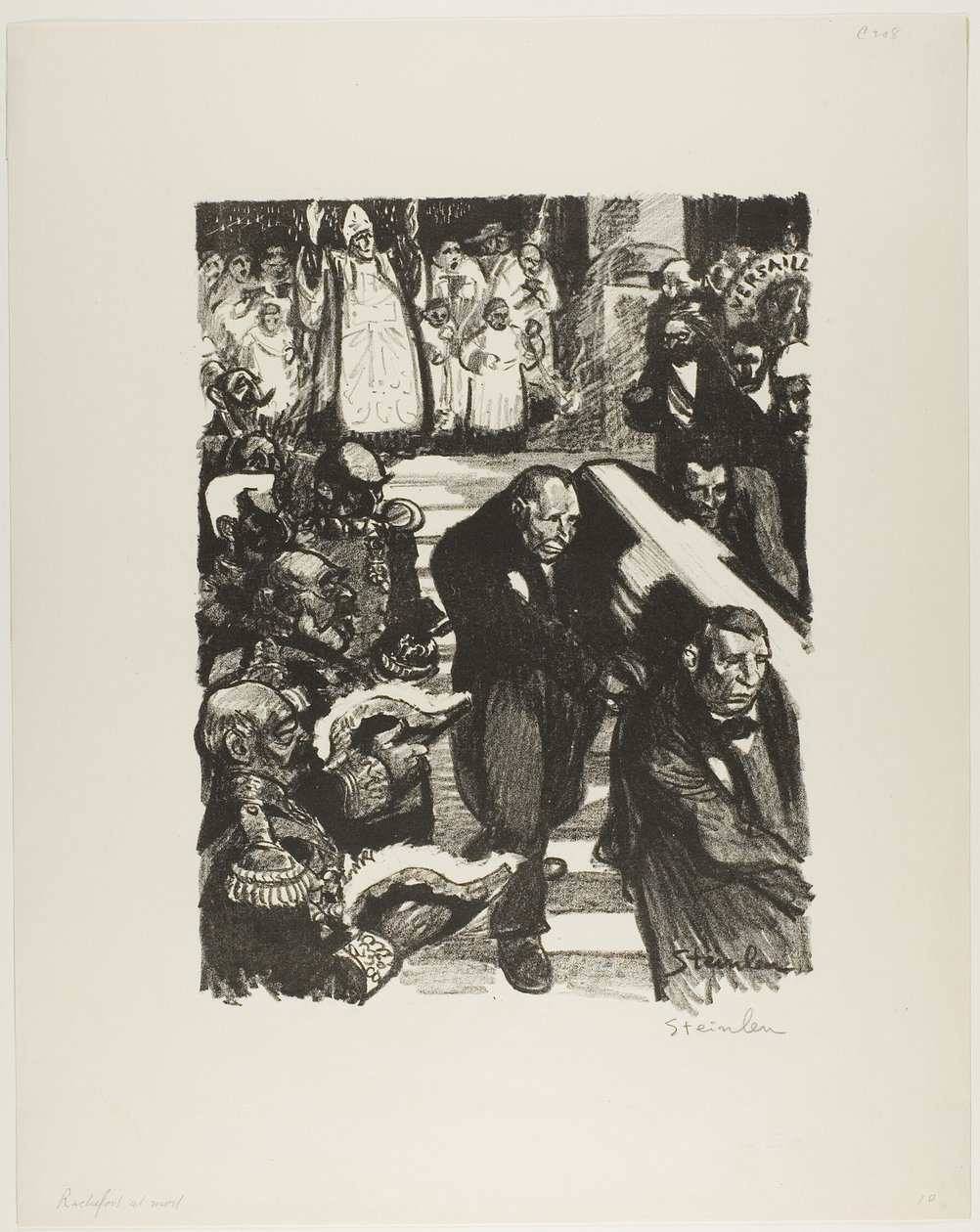 Rochefort sta morendo! Rochefort è morto! da Théophile Alexandre Pierre Steinlen
