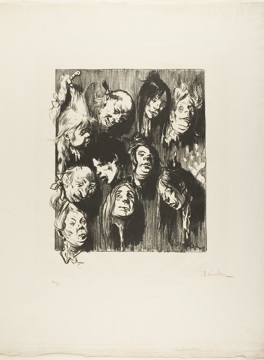 Dieci assassinii per un centesimo da Théophile Alexandre Pierre Steinlen
