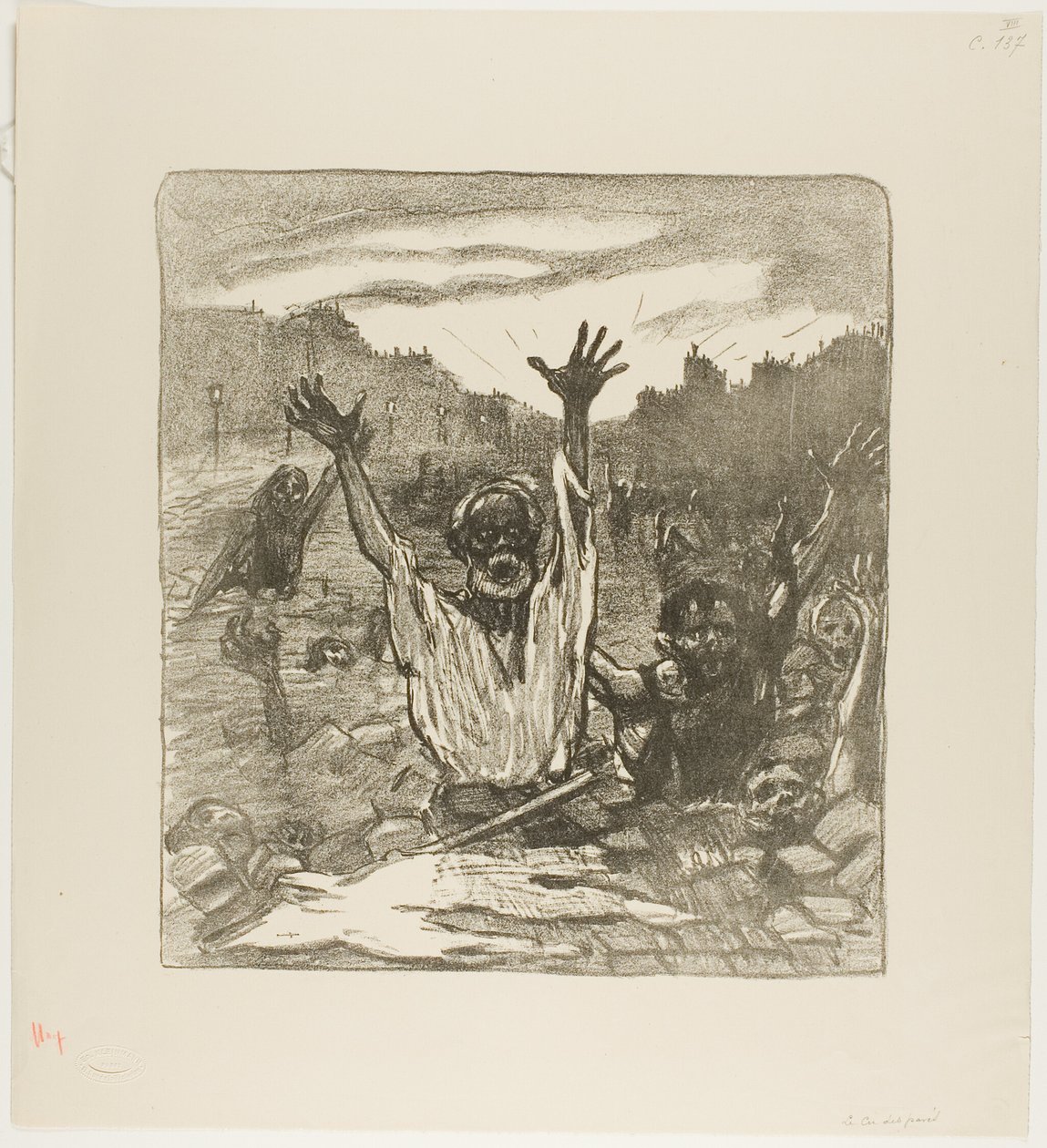 Il grido delle strade! da Théophile Alexandre Pierre Steinlen