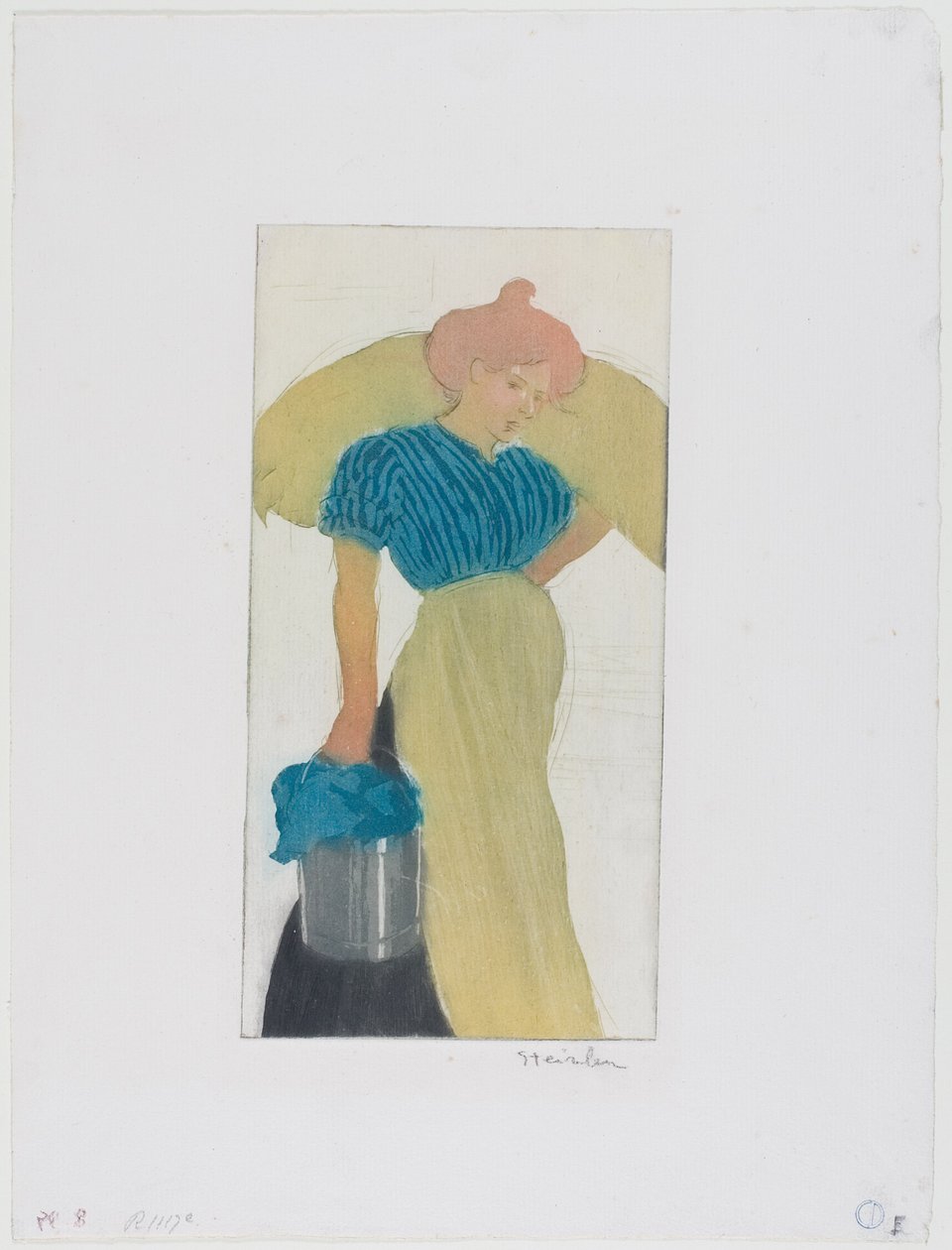 La lavandaia da Théophile Alexandre Pierre Steinlen